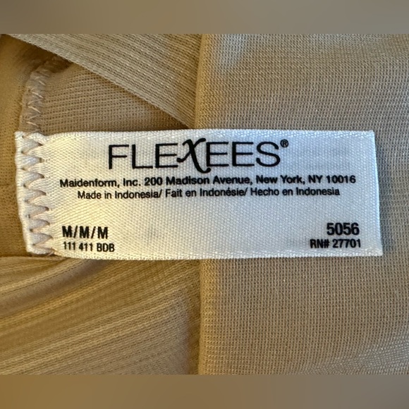 NWT - FLEXEES Shaping MID-THIGH BODYSUIT size M - Picture 4 of 5